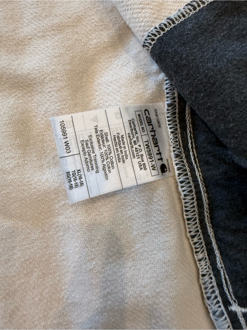 Carhartt Women’s Twill Shirt Jacket Shacket Size XL Loose Fit - Picture 5 of 6
